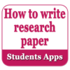 How to write a research paper Educational app icon