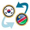 S Korea Won x Namibia Dollar icon