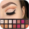 Examples of eye makeup (Step by step) icon