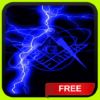 Blue Lightning Freemason Live Wallpaper Theme LWP icon