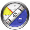 Clinometer  +  bubble level icon