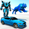 Tiger Robot Car Games: Robot Transforming Games icon