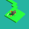 Mouse Run The ZigZag Path icon