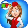 My Town Airport games for kids icon