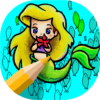 Mermaid Coloring Book icon