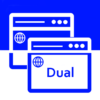 Dual Browser: Fast Secure Split Screen Browser icon