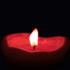 Red Candle Light LWP icon