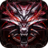 3D Iron Wolf Theme icon