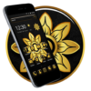 Golden Flower Theme and Live wallpaper icon