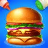 Yummy Hamburger Cooking Game icon