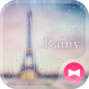 Paris wallpaper Rainy Theme icon