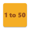 Number game 1 to 50 icon