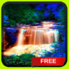 Blue Sparkle Waterfalls LWP icon