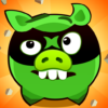 Fire Piggy hit the bad piggy brain game icon