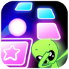 Green Alien Tiles Hop EDM Rush icon