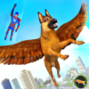 Flying Super Hero Dog Rescue icon