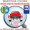 Investiga Coches Fecha Exacta Matrículación icon