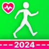 Pedometer walking step Counter icon