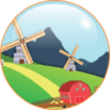 Toon Landscape Live Wallpaper icon