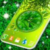 Forest Leaves Clock Wallpaper icon