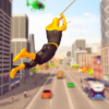 Flying Hero Crime City Battle icon