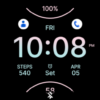 Sporty Pink Blue Watch Face icon