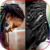 Black Woman Dreadlocks Hairstyle icon