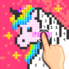 Unicorn Pixel Color by Number icon