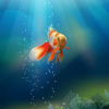 Goldfish in your Phone LWP icon