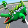 Crocodile Robot Transform Game icon