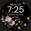 Bronze Flowers watch face icon