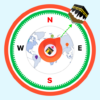 Qibla Direction & Prayer Times icon