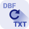 Convert DBF to TXT icon