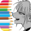 Anime Animated Coloring Book icon