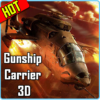 Gunship Carrier Helicopter 3D icon