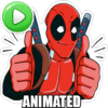 Animated Superheroes WASticker icon