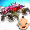 Baby Monster Truck Ice Racing icon