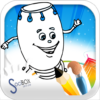 character coloring book icon