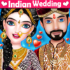 Indian Wedding Makeup DressUp icon