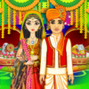 Indian bride dream day wedding icon