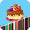 Birthday Cake Coloring Book icon