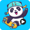 Animated Panda WhastickerApp icon