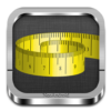 Tape measure: cm, inch icon