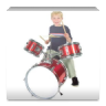 Kids drums icon