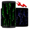 Matrix Screensaver with batter icon