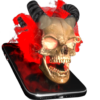 Real3d: Fire Skull live wallpaper icon