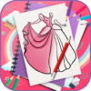 Learn To Draw Princess Dress Step By Step icon