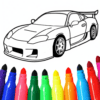 Car coloring games – Color car icon