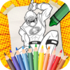 Superhero Rangers Coloring icon