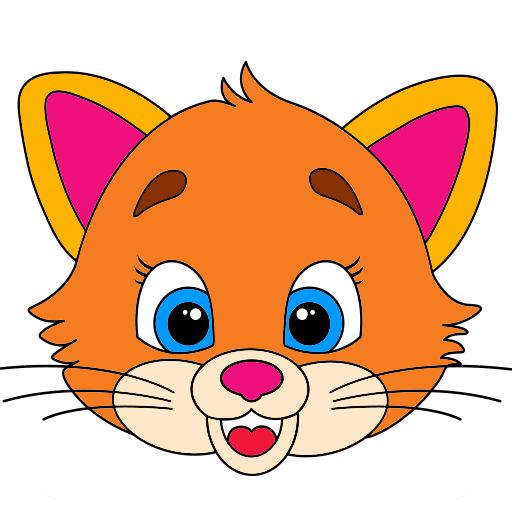 Cute Cat Coloring Book icon